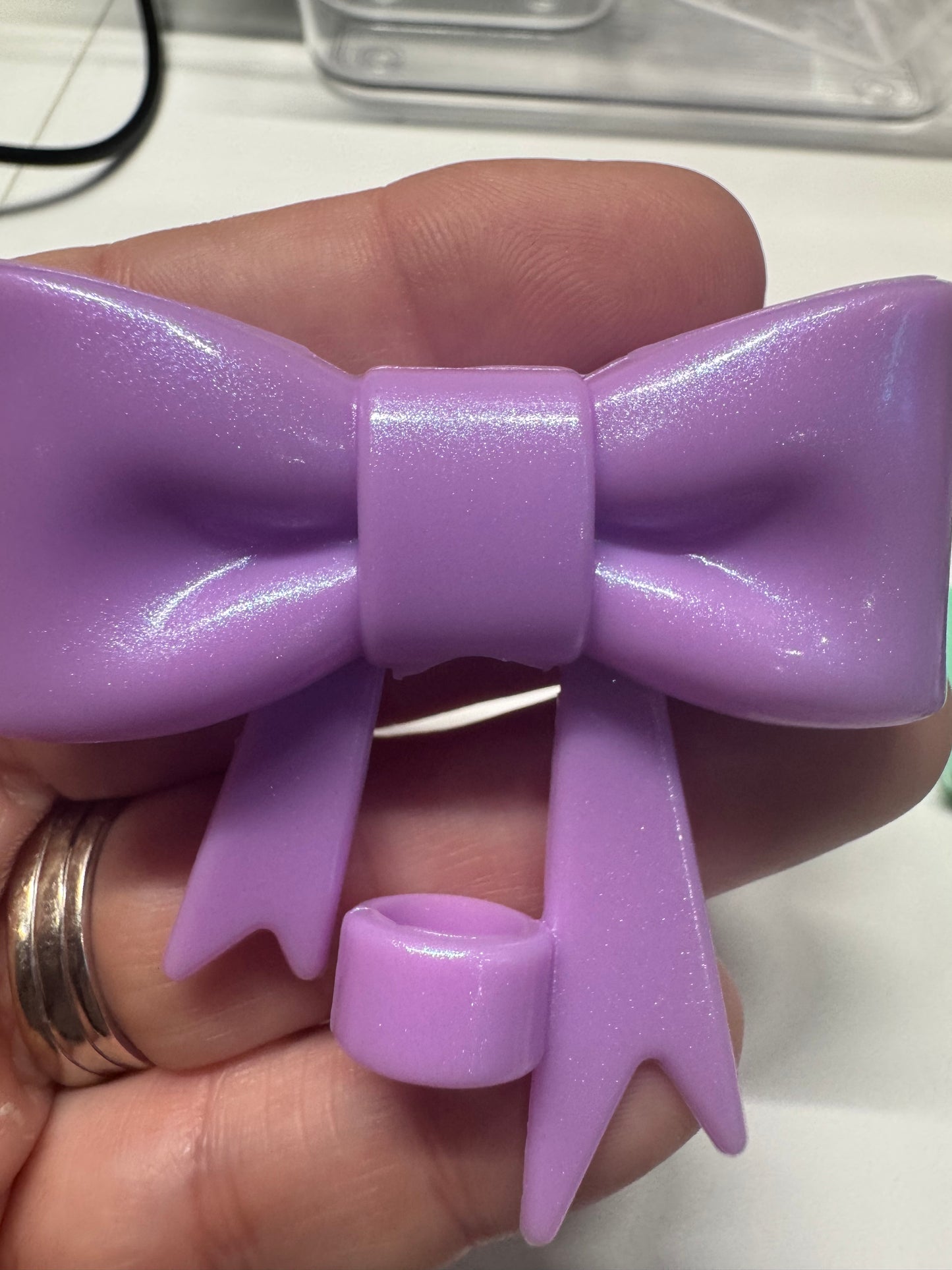 Bow Straw Topper