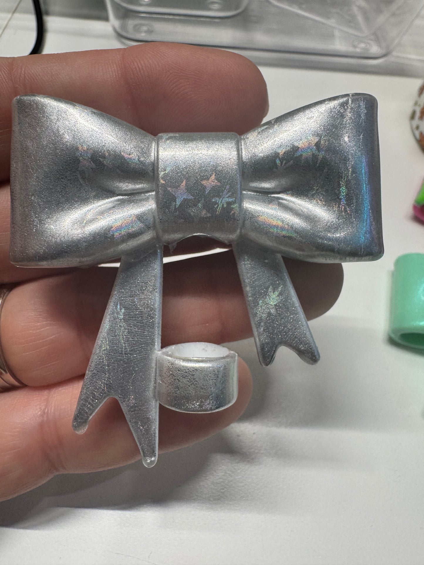 Bow Straw Topper