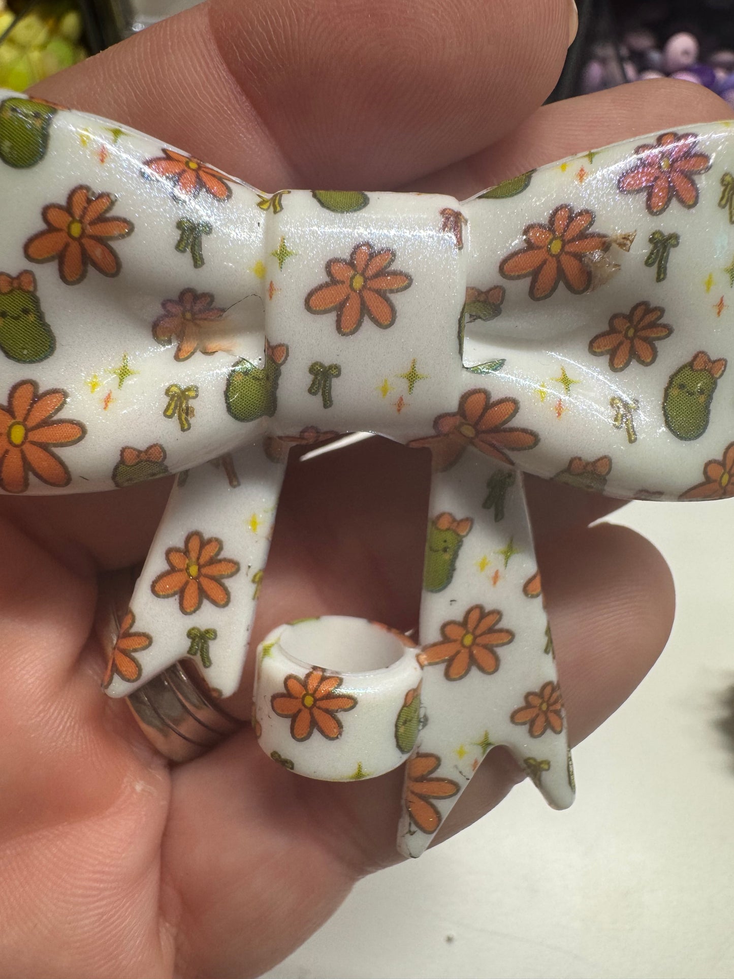 Bow Straw Topper