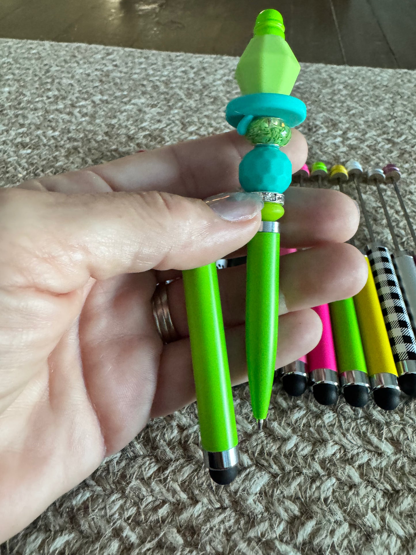 Beaded Stylus Pen