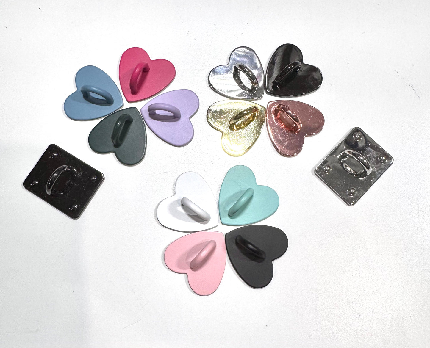 Adhesive Heart or Rectangle (2 pack)