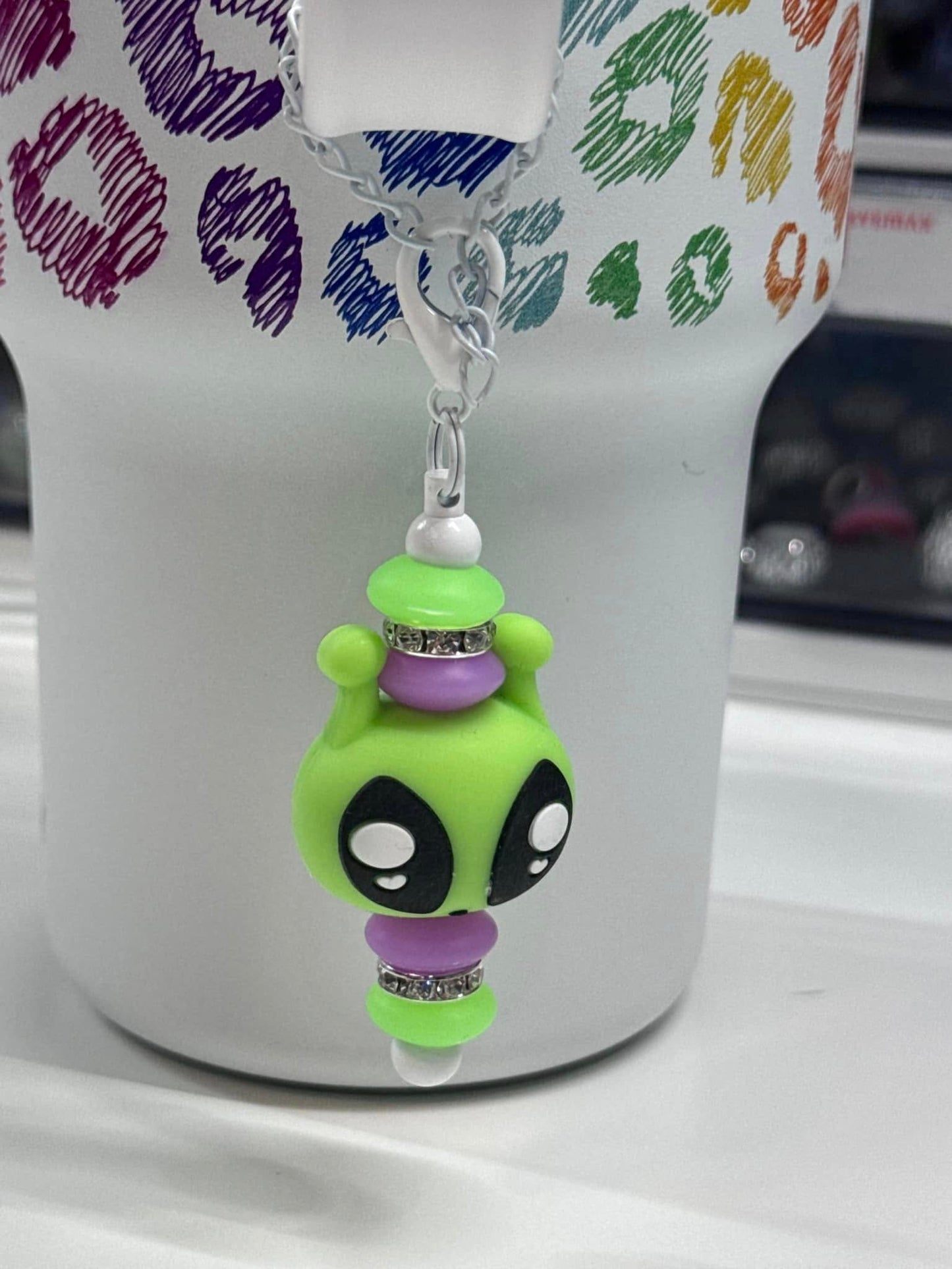 Cup Charm with Chain (Adhesive Heart Not Included/ Live Claim)