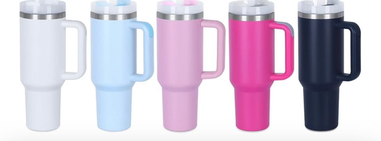40oz Stainless Tumbler with Handle